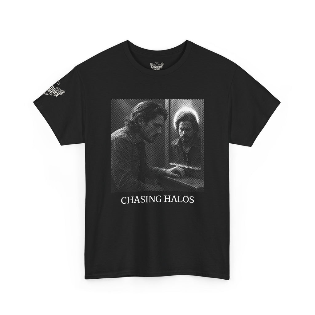 T-Shirt Chasing Halos Single Cover for Lowborn Saints Unisex Tee