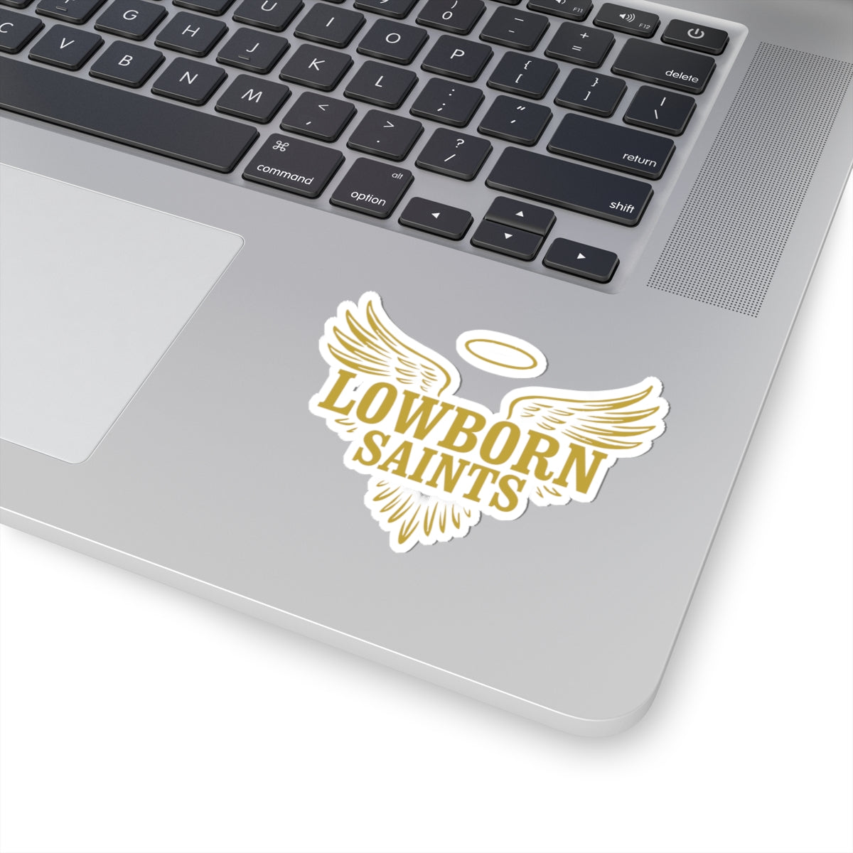 Lowborn Saints Gold Wing Sticker - Angel Halo Kiss-Cut Vinyl Decal