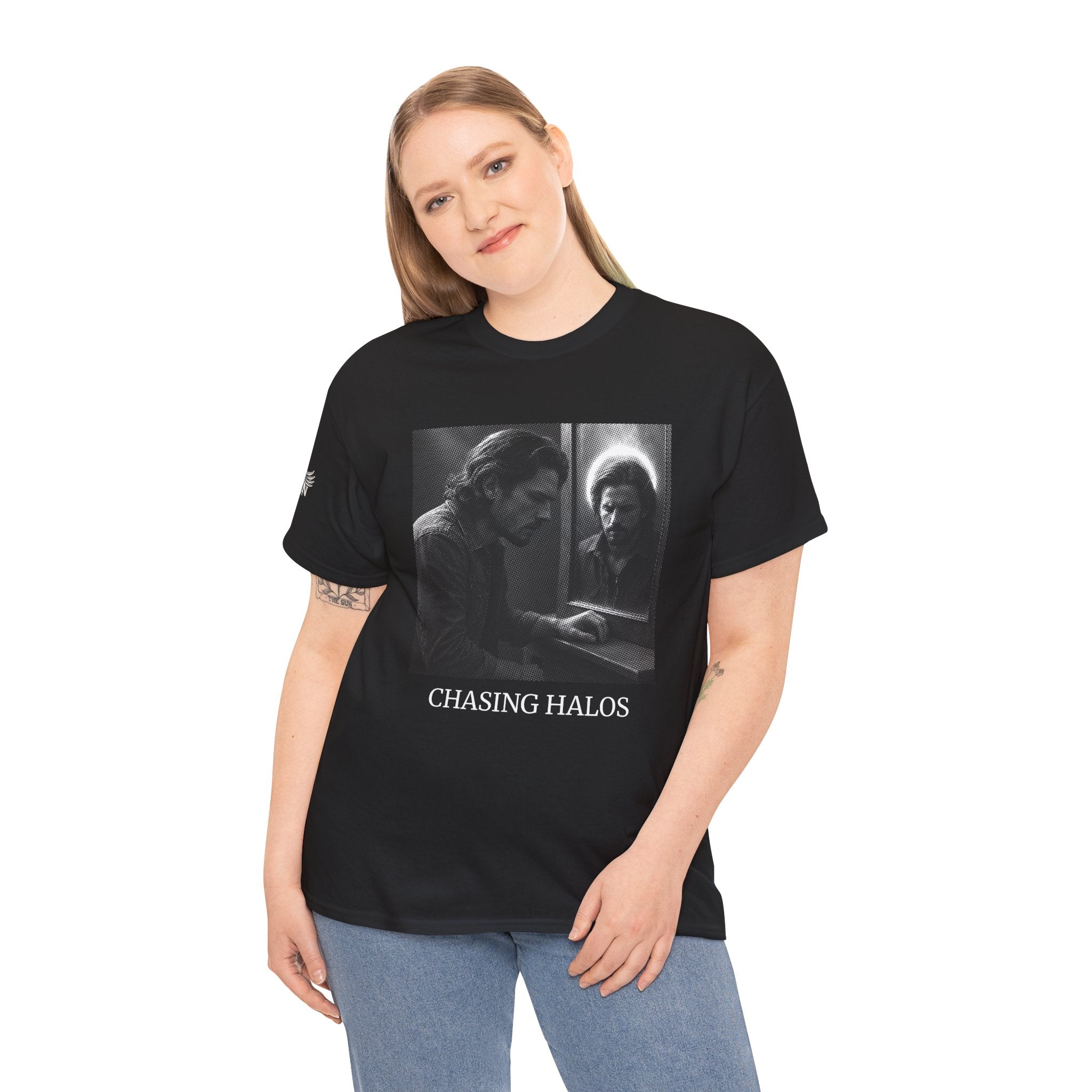 T-Shirt Chasing Halos Single Cover for Lowborn Saints Unisex Tee