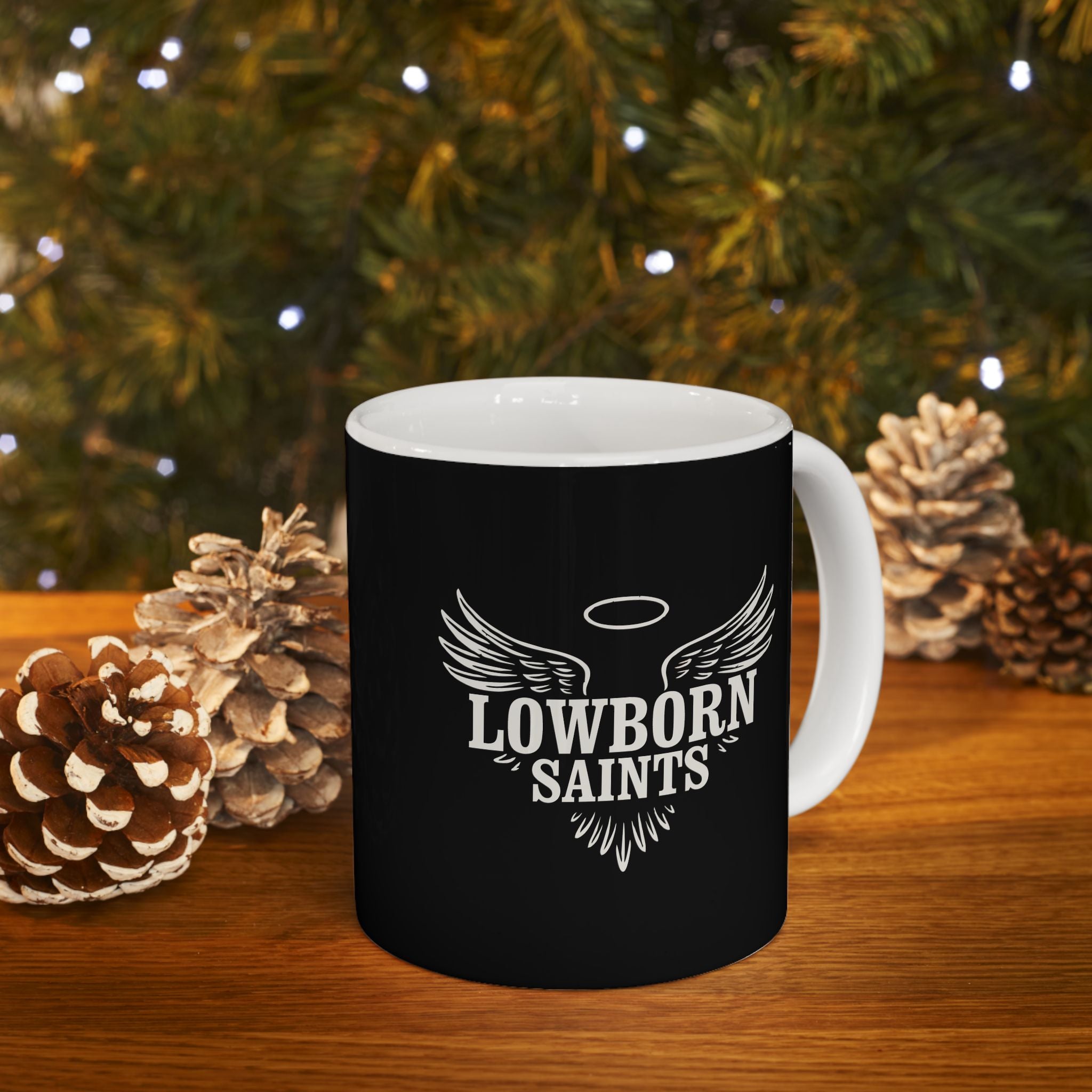 Mug - Lowborn Saints Band Logo Ceramic Mug (11oz, 15oz)
